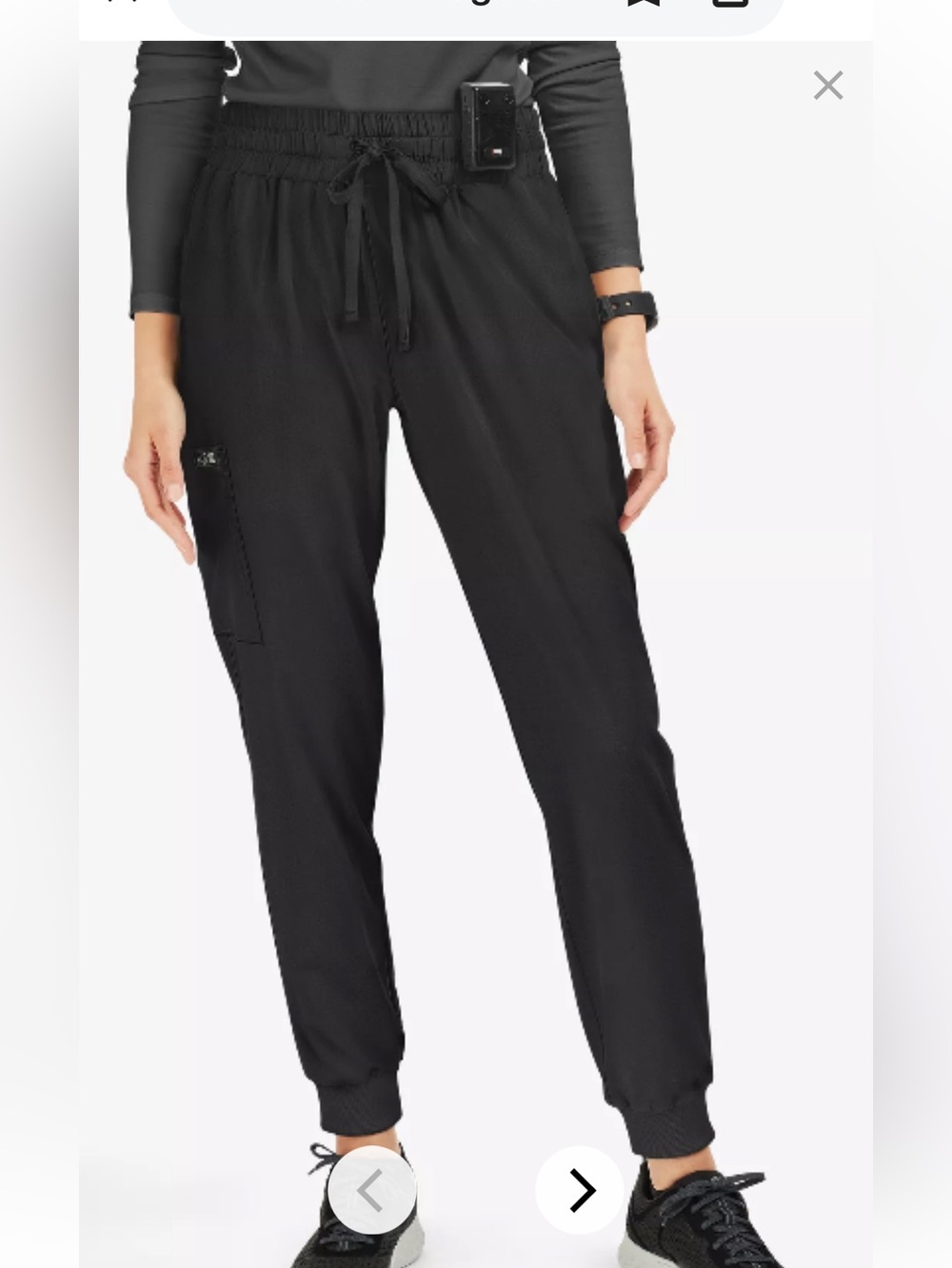 koi Black womans Jogger Scrub Pants